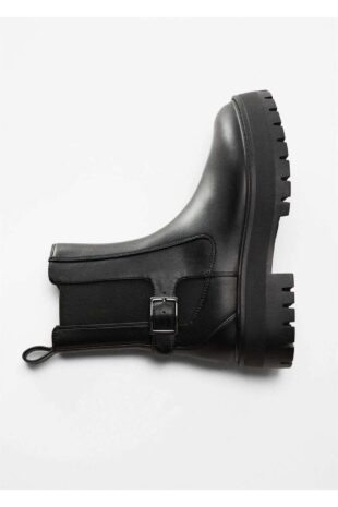 بوت سیاه زنانه مانگو 67050257