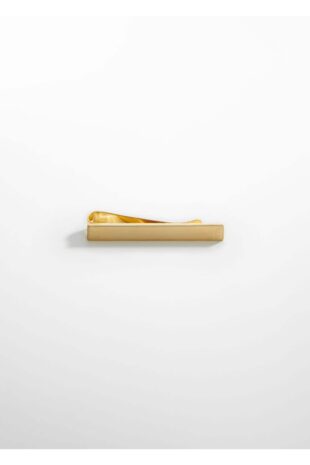 شال گردن طلایی مردانه مانگو 57010648