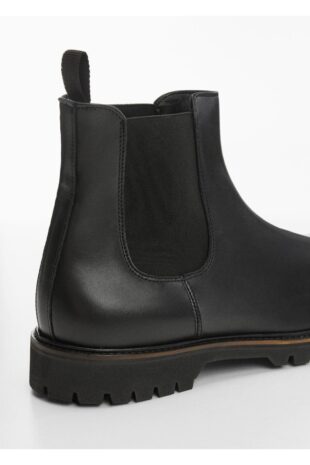 بوت سیاه مردانه مانگو 57036029