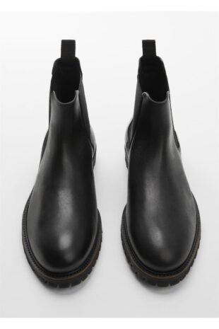 بوت سیاه مردانه مانگو 57036029