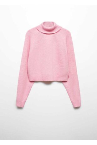 بافت صورتی زنانه مانگو 57007740