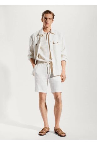 کت آبی مردانه مانگو 57010557