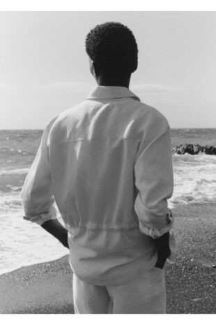 کت آبی مردانه مانگو 57010557