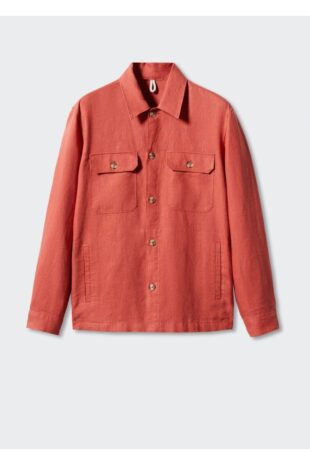 کت قرمز مردانه مانگو 57010557