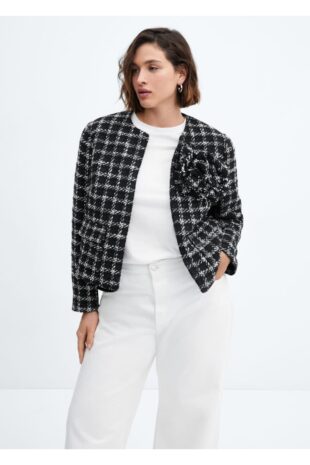 کت سیاه زنانه مانگو 57018279