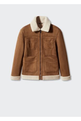 کت نارنجی مردانه مانگو 57047704