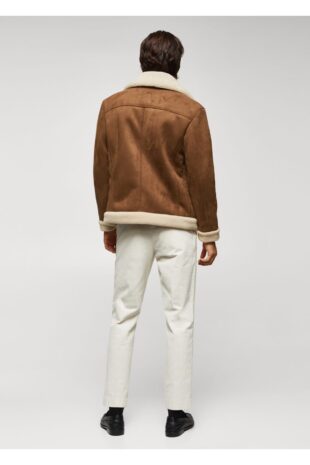 کت نارنجی مردانه مانگو 57047704