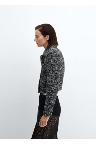 کت سیاه زنانه مانگو 57087125