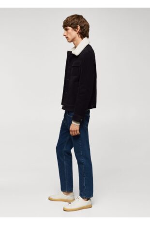 کت لاجورد مردانه مانگو 57097701