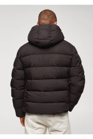 کت قهوه ای مردانه مانگو 57045952