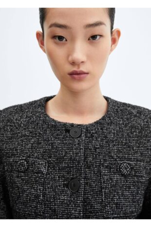 کت سیاه زنانه مانگو 57078639