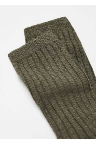 ست پیژامه خاکی فاق نرمال بلند دخترانه مانگو 57016017