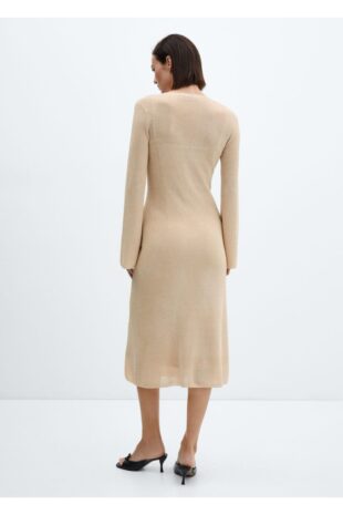 لباس طلایی زنانه مانگو 57027717