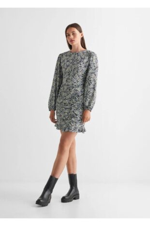 لباس آبی زنانه مانگو 57037120