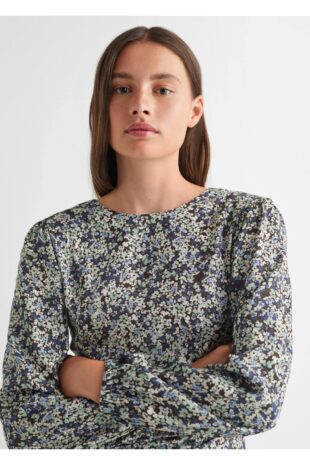 لباس آبی زنانه مانگو 57037120