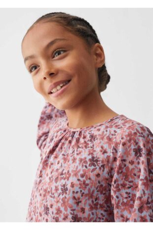 لباس صورتی دخترانه مانگو 57057118