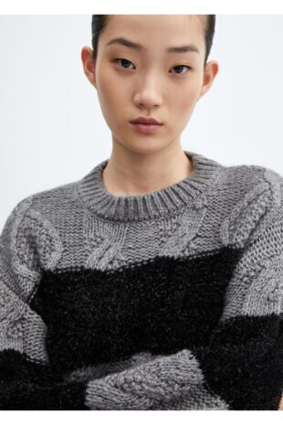 لباس خاکستری زنانه مانگو 57057753