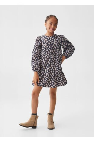 لباس خاکستری دخترانه مانگو 57044420