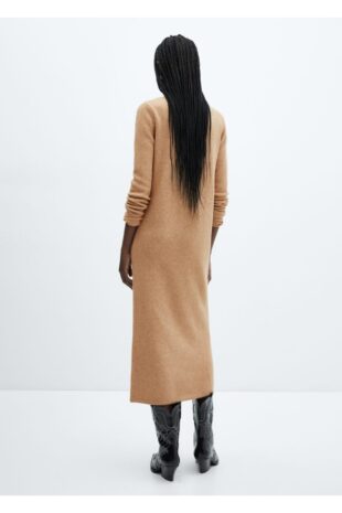 لباس قهوه ای زنانه مانگو 57047726