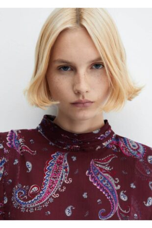 لباس قرمز زنانه مانگو 57047729