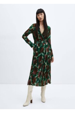 لباس سبز زنانه مانگو 57058278