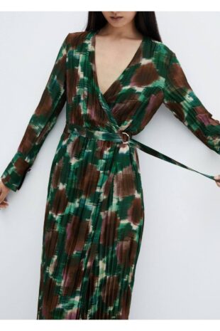 لباس سبز زنانه مانگو 57058278