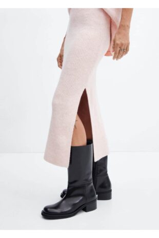 دامن صورتی زنانه مانگو 57057726