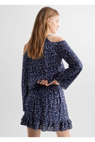 دامن لاجورد زنانه مانگو 57054023