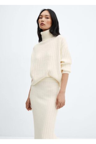 دامن اکرو زنانه مانگو 57057725