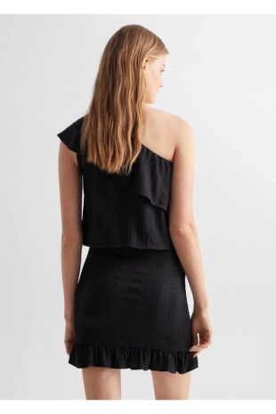 دامن سیاه زنانه مانگو 57073268