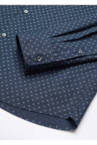 پیراهن لاجورد مردانه مانگو 57004394