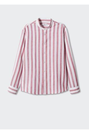 پیراهن سبز مردانه مانگو 57010629