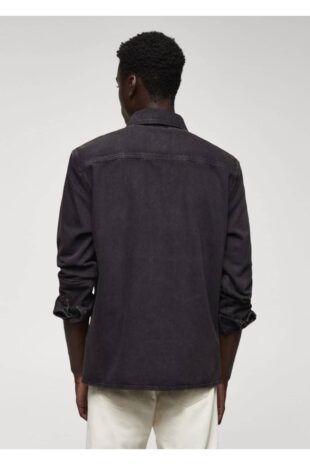 کت سیاه مردانه مانگو 57034416