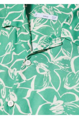 پیراهن سبز مردانه مانگو 57040787