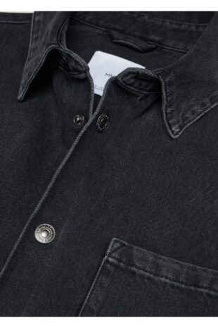 کت سیاه مردانه مانگو 57014411