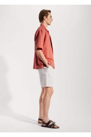 پیراهن قرمز مردانه مانگو 57020618