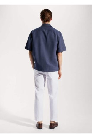 پیراهن لاجورد مردانه مانگو 57020618