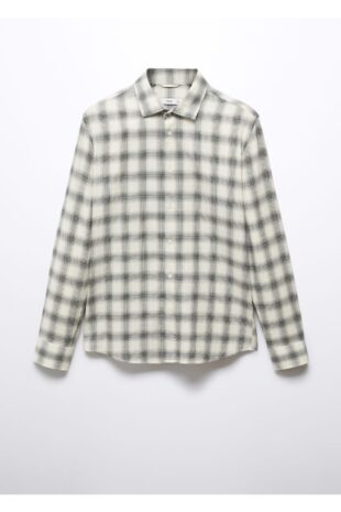 پیراهن سفید مردانه مانگو 57055963