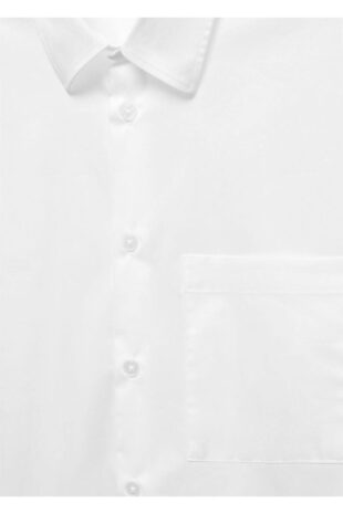 پیراهن آبی مردانه مانگو 57075950