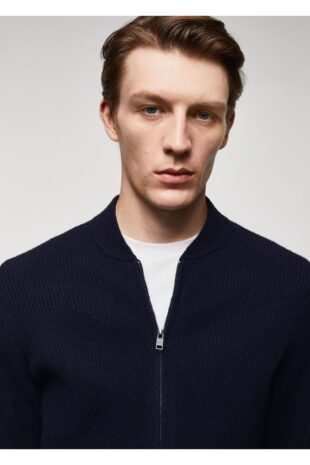 ژاکت لاجورد مردانه مانگو 57017723