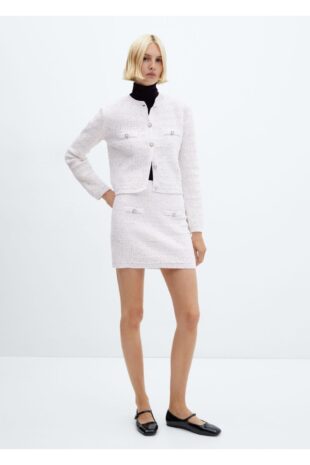 ژاکت اکرو زنانه مانگو 57059088