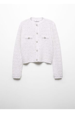 ژاکت اکرو زنانه مانگو 57059088