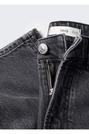 جین سیاه فاق نرمال مردانه مانگو 57010701