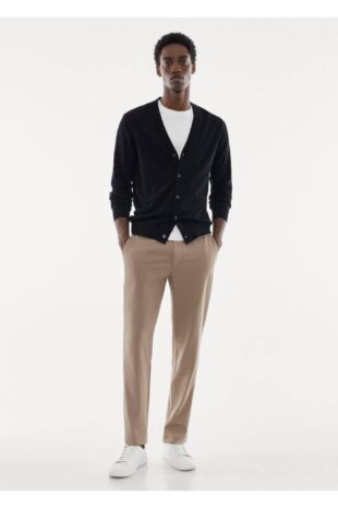 ژاکت سیاه مردانه مانگو 57034762