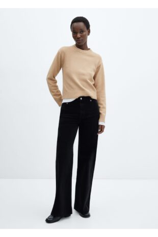 جین سیاه فاق نرمال زنانه مانگو 57067707