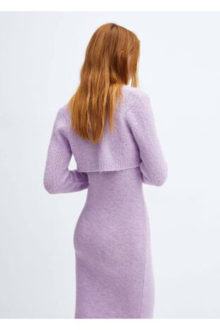 ژاکت بنفش زنانه مانگو 57087753