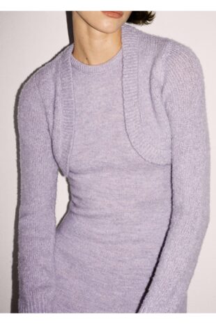 ژاکت بنفش زنانه مانگو 57087753