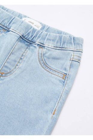 جین آبی فاق نرمال دخترانه مانگو 57092513