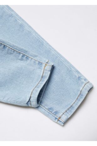 جین آبی فاق نرمال دخترانه مانگو 57092513