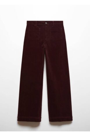 جین قرمز فاق نرمال زنانه مانگو 57077722